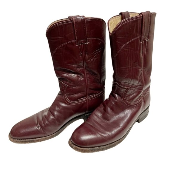 Justin Boots Shoes - Justin Roper Western Style Leather Cowgirl Boots